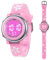 Kinderuhr Digital für Jungen Mädchen 3ATM Wasserdicht Kinder Armbanduhr mit Wecker Datum Stoppuhr Kinder Uhr für 3-10 Jahre (Rosa Kirschblüte)