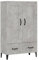 vidaXL Highboard Sideboard Kommode Schrank Anrichte Beistellschrank Mehrzweckschrank Hochschrank Standschrank Betongrau 70x31x115cm Holzwerkstoff