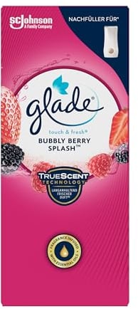 Glade Touch & Fresh (Brise One Touch) Nachfüller, Lufterfrischer Minispray, Bubbly Berry Splash, 10 ml
