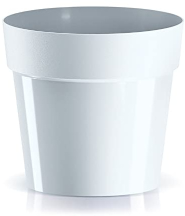 Blumentopf CUBE BASIC , Abmessungen (mm) 159x159x146, Farbe Weiß