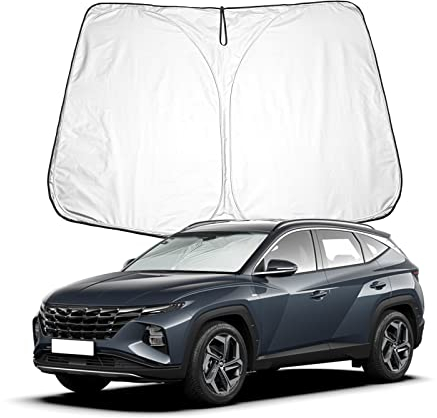 BIXUAN Parasol compatible con Hyundai Tucson NX4 2021-2024 TL Kia Sportage NQ5 QL 2016-2023 Parabrisas para parabrisas delantero Parabrisas Parabrisas Bloqueado UV Cubierta Plegable