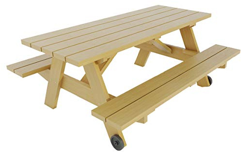 Picnic Table with Benches Plans - Build Your Own Outdoor Patio Garden Furniture
