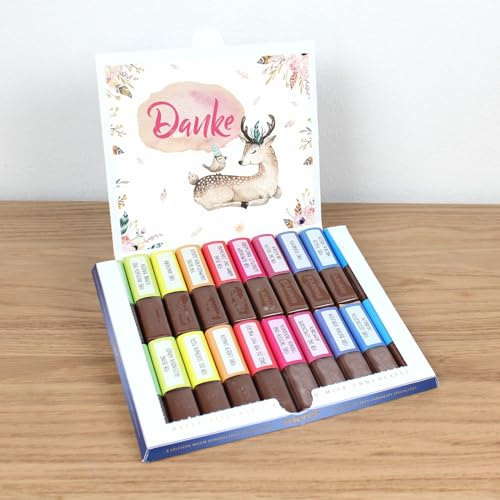 AUFKLEBER SET - Merci Danke Reh Abschiedsgeschenk Kita Erzieher Kindergarten Erzieherin DIY