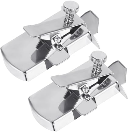 HOTUT Magnetic Seam Guide, Sewing Machine Multifunctional Fixed Gauge Tool, Seam Guide DIY Crafts Tools, Magnetic Seam Guide with Clip, Sewing Machine Parts Sewing Accessories - 2 PCS