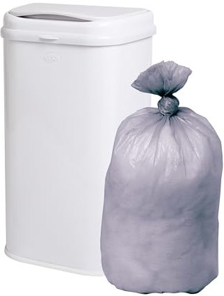 Ubbi Adult Diaper Pail Plastic Bags, 49-Litter Capacity, Unscented, 75 Count