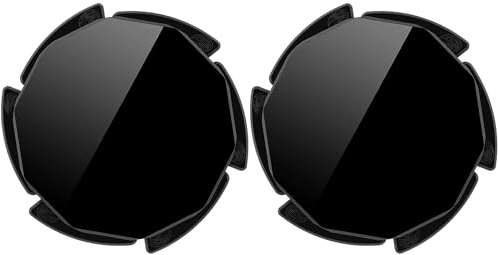 YIANERM Armaturenbrett-Montageplatte Doppelseitig Klebendes Klebepad Klebescheibe für Saugnapf KFZ-Handyhalterung,Kamera, Windschutzscheiben-Halter, Tablet, GPS Sat NAV Basis(2 Pack,80MM) (Schwarz)