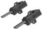 mijob 2pcs Washing Machine Motor Carbon Brushes ，Compatible For Zanussi ，Compatible For Electrolux 4006020152