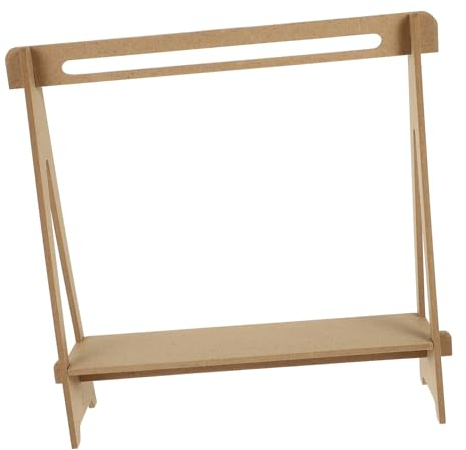 CIYODO 1stück Miniatur Holz Kleiderständer Für Puppen Dekorativer Puppen Kleiderorganisator Bjd Praktische Aufbewahrung Für Puppenkleidung Für Puppenhaus Und Sammler