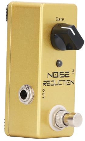 Noise Gate Pedal, E-Gitarre Effektpedal, Aluminiumlegierung Noise Killer Gitarrenpedal Noise Suppressor Effekt 2 Modi für E-Gitarre und Bass True Bypass