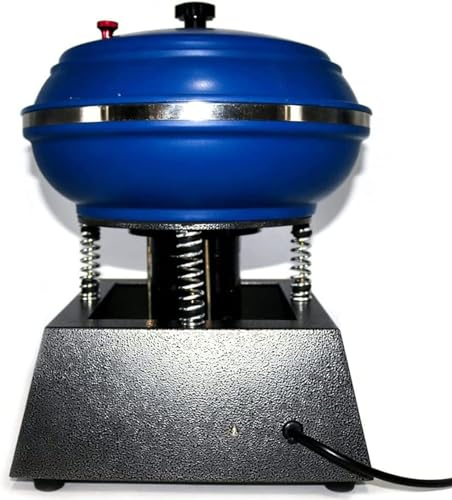 120-W-Vibrationspoliertrommel, Schmuckpoliermaschine und Finisher-Maschine, magnetischer Tumbler-Schmuckpolierer für Jadeschmuck, Achat