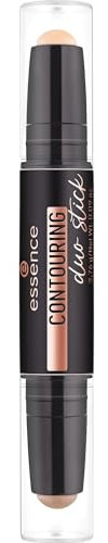 essence CONTOURING duo stick, Konturstift, Nr. 10, Braun, mattierend, definierend, sofortiges Ergebnis, matt, vegan, ölfrei, ohne Parfüm, ohne Alkohol, 1er Pack (2.76g)
