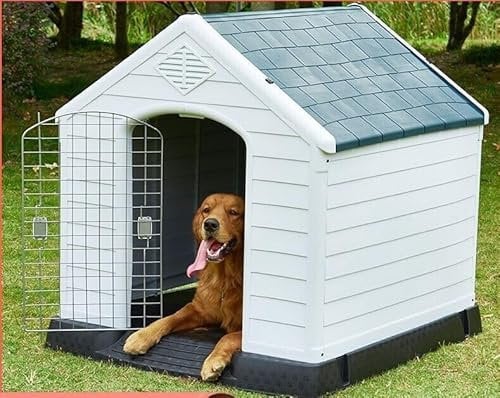 Mighty Plastic Pet Kennel House Weatherproof For Indoor And Outdoor Pet Shelter (427)