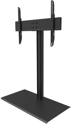 Kanto TTS140 Tabletop TV Stand for 40 to 90 TVs | Supports up to 125 lb | Height Adjustable | Swivels up to 32° | Tilts -5° | Black