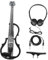 Anfänger Violin 4/4 Carbon Fiber Electric Violin Professional Mit Schulterstützen Kopfhörer Saiteninstrument Für Üben