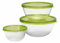 Lacers Lot de 6 saladiers en verre avec couvercles 1000 ml, 1 x 2500 ml et 1 x 4200 ml