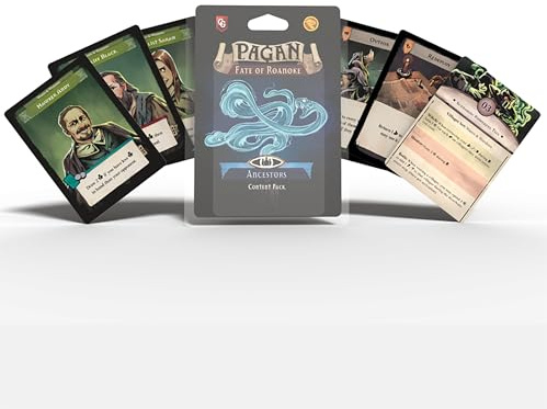 Capstone Games Pagan: Fate of Roanoke - Ahnenerweiterungspaket, Dueling Witch & Hunter Asymmetrisches Deduktions-Kartenspiel gefüllt mit Intrigen & Mystery, 2 Spieler, 60 Minuten