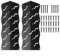 Angle Brackets, 11 X3 X3 Raised Bed Corners Metal Connectors for 20-24 Bed for Vegetable Garden(2pcs)