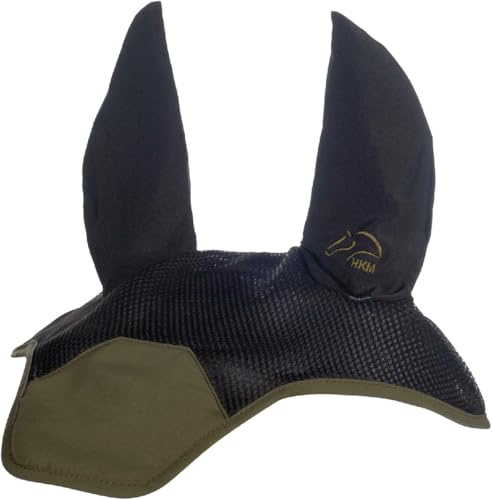HKM Sports Ear bonnet Khaki Full