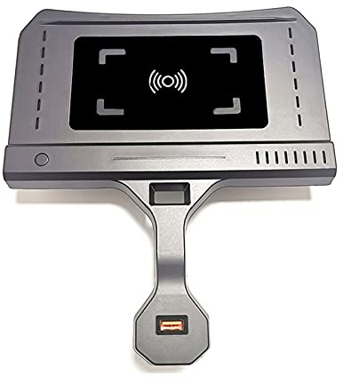 Pexorin Auto QI Wireless Charging 15w Schnelles Telefon-Ladegerät Ladeplatte Telefonhalter, for, for X5 G05 X6 G06 X7 G07 2019 2020 2021 Kfz-Ladepad(10W Three coils)