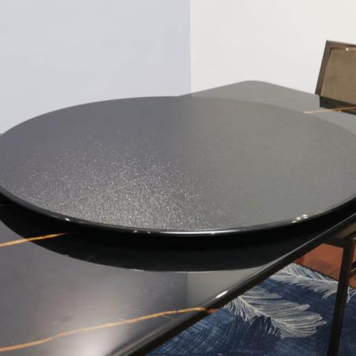LMVYUVLF 55cm,60cm,78cm,85cm,88cm, Dessus De Table en Verre Trempé, Dessus De Table Rond en Verre for Patio, Vernis À Bords Plats Trempés, Verre À Plaque Circulaire Ronde(90CM(35IN))