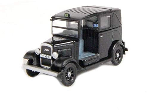 Austin Taxi in schwarz 1:76 Gleiswaage Modellauto