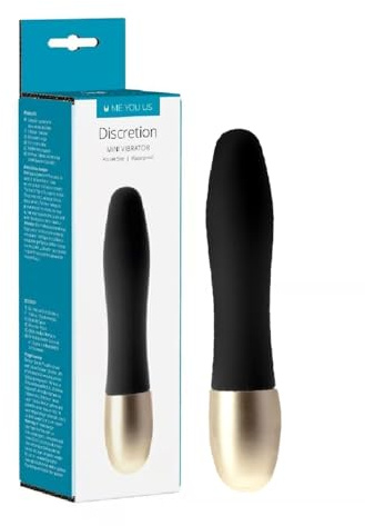 Minx Seven Creations Discretion Mini Vibrator, 11 cm lang, Durchmesser 2 cm, schwarz