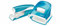 Esselte Leitz Locher NeXXt 5008 und Heftgerät NeXXt 5502 im Set, blau metallic