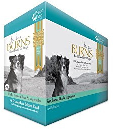 Burns Pet Nutrition Hypoallergenic Complete Wet Food Adult Dog Penlan Pouch Fish Brown Rice & Vegetables 6x400 g