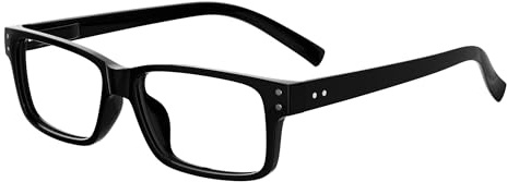 Eyekepper Spring Hinges Vintage Reading Glasses Men Readers Black