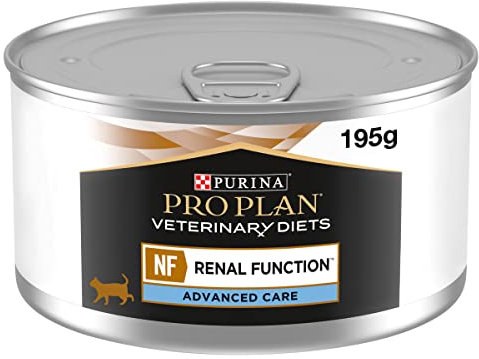 Pro Plan Veterinary Diets NF Renal Function Advanced Care - Alimento húmedo para Gatos, 24 x 195 g, Paquete de 24