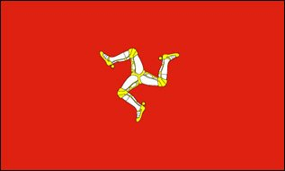 Outdoor - Hissflagge Isle of Men 90 * 150 cm Flagge