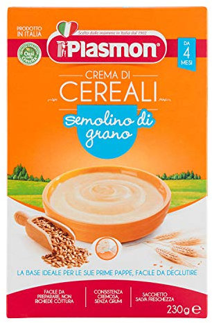 Plasmon cereali crema semolino