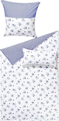 Dyckhoff, Bettwäsche Garnitur Frottee Blau 135x200 cm