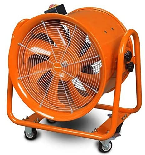 Unicraft Mobiler Ventilator MV 50 (zur Frischluftzufuhr, Luftmenge max. 9000 m³/h, Drehzahl 1400 min-1, mit Rollen, 230 V) 6260050