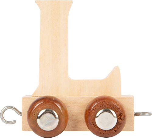 Buchstabenzug | Wunschname zusammenstellen | Holzeisenbahn | EbyReo® Namenszug aus Holz | personalisierbar | auch als Geschenk Set (Buchstabenzug L)