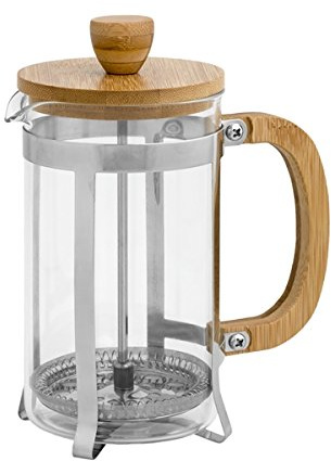 Brandani 53109 infusore in vetro Bamboo 600 ml, multicolore