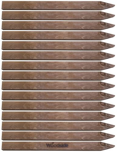 Woodside Square Pressure Treated Wooden Fence Posts/Stakes Garden Fencing Pegs 15 PACK