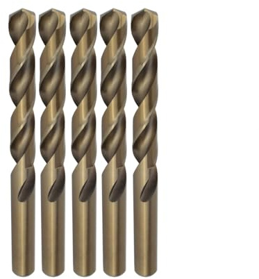 Weischer® - HSS-Co Spiralbohrer Ø 1,5 mm | 5 Stück | Stahlbohrer Metallbohrer Eisenbohrer | Cobald Bohrer für Metall, Stahl, Aluminium, Edelstahl | stabil & bruchfest