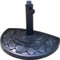 Parasol mural rectangulaire (base L 53,5 x P 52 x H 9,5 cm)