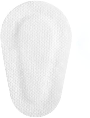 Lurrose 20 pcs Nonwoven Eye Pads Eye Patch Stickers Self-Adhesive Patch Breathable Post Operative Dressing Pads for Wound Care Surgical Treatment First Aid