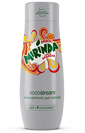 SodaStream Sirup Mirinda Light - 1x Flasche ergibt 9 Liter Fertiggetränk, Sekundenschnell zubereitet und immer frisch, 440 ml