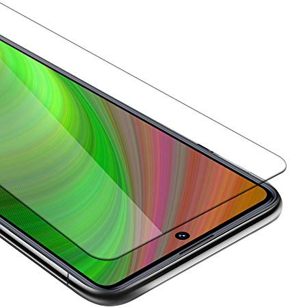 Cadorabo Panzer Schutz Glas für Samsung Galaxy M51 - Schutzfolie in Ultra-Klar Hüllen freundlich - Gehärtetes (Tempered) Glas Dipslayschutz Folie in 9H Härte Anti Kratzer