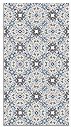 Panorama Alfombra Vinílica Cocina Baño - Modelo Hidráulica Tipo Oriental Azul 80x300 cm - Varios tamaños - Decoración Hogar