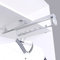 ZYFA Heavy Duty Porte-vêtements extractible Porte Pantalon Cintre Coulissant,penderie telescopique,Rail de Suspension pour Armoire à vêtements