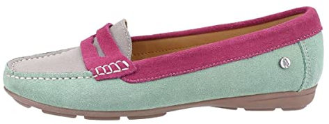 Hush Puppies Femme Margot Multi Loafer Mocassin, Vert, Rose, Gris, 35.5 EU