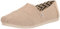 TOMS Men's Alpargata Heritage Canvas Loafer Flat, Natural Undyed, 7.5 UK
