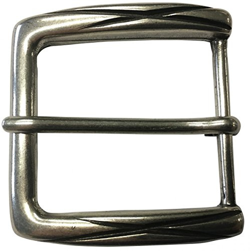 BELTINGER Gürtelschnalle Check 4,0 cm | Buckle Wechselschließe Gürtelschließe 40mm Massiv | Dorn-Schließe | Wechselgürtel bis 4cm