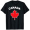 Coole Kanada-Flagge Fußball Trikot Ball Reise T-Shirt