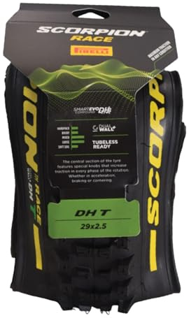 Pirelli Scorpion Race DH T Downhill Bike Tyre, 29 x 2.5, Black