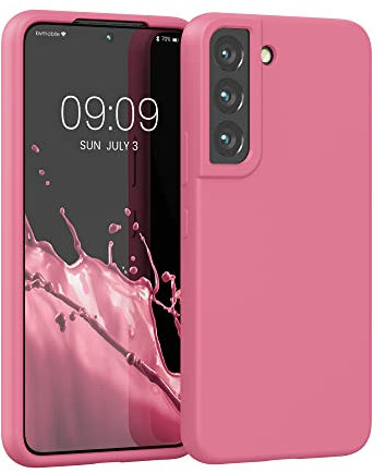 kwmobile Cover per Samsung Galaxy S22 Custodia - Back Case per Smartphone in Silicone TPU - Protezione Gommata - sweet candy